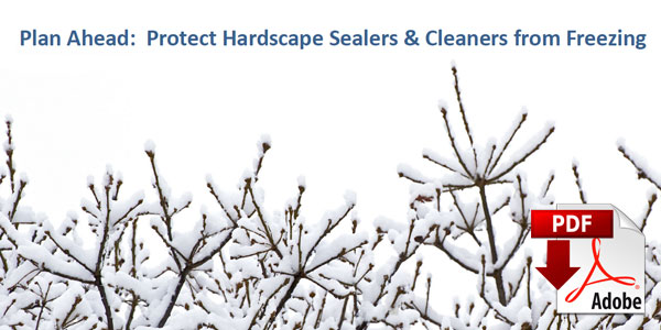 Protect Sealers and Cleaners from Freezing