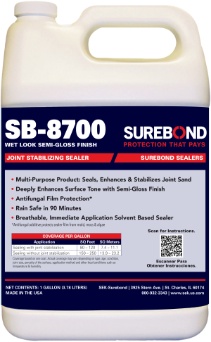 ABC-9100-300 Waterproof Permanent Gap & Seam Filler- 10.3 oz Clear -  AquaBond